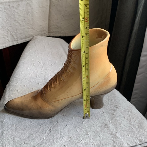 Vintage Ceramic ladies ankle Boot Vase - Picture 5 of 6